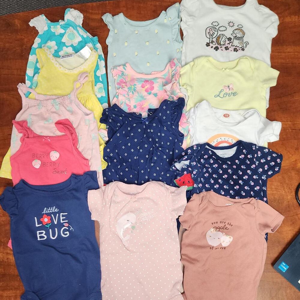 12m baby girl clothes lot